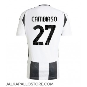 Juventus Andrea Cambiaso #27 Kotipaita 2024-25 Lyhythihainen